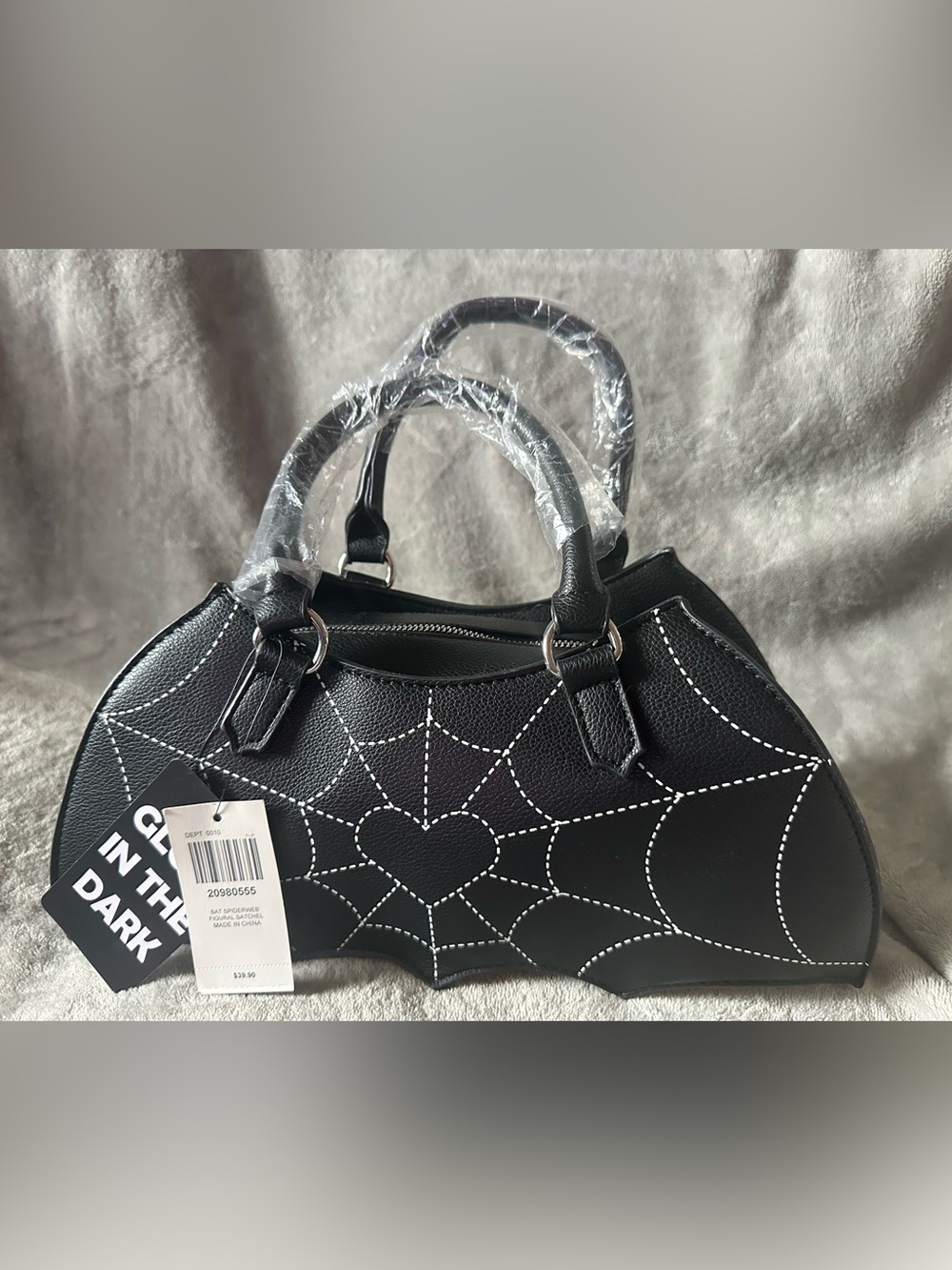 Hot Topic Bat Wing Spiderweb Handbag